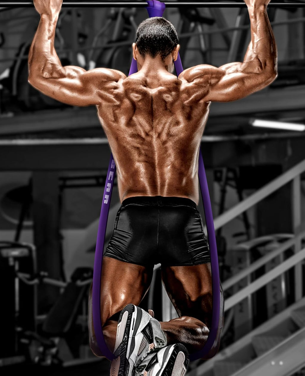 Pull up Assistance Bands Set of 5 - Resistance Bands for Working Out, Stretching, Physical Therapy, Muscle Training